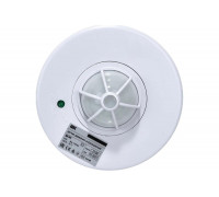 Датчик движения IEK ДД 024, 1100Вт, угол обзора 360град., 6м, IP33, белый, LDD11-024-1100-001