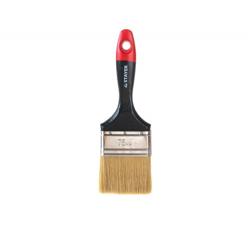Плоская кисть STAYER UNIVERSAL-PROFI 0.095, 235мм, 75мм, 20мм, Арт. 0104-075 Плоская кисть STAYER UNIVERSAL-PROFI 0.095, 235мм, 75мм, 20мм, Арт. 0104-075