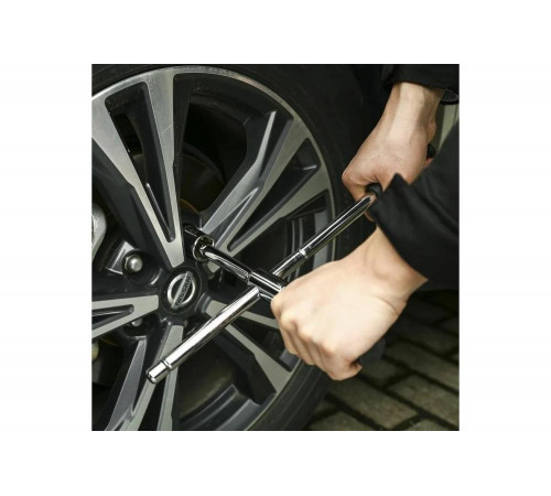 Крестовой баллонный ключ DEKO HT24, 17 мм, 19 мм, 21 мм, 23 мм, разборный 065-0986 Крестовой баллонный ключ DEKO HT24, 17 мм, 19 мм, 21 мм, 23 мм, разборный 065-0986