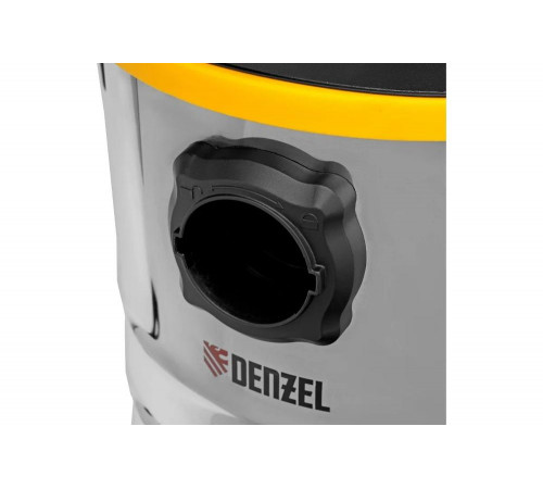 Строительный пылесос Denzel rvc30, 1400 вт, бак 30 л, шланг 3 м, розетка с автосинхр 28203