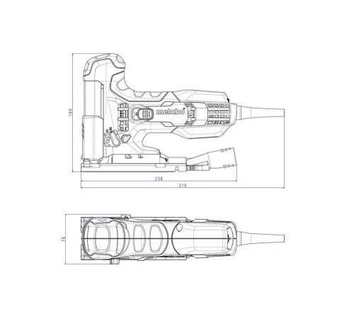 Лобзик METABO STE 100 Quick (601100000)