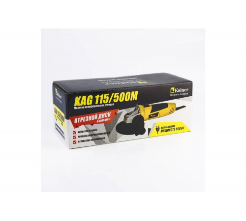 Угловая шлифовальная машина Kolner KAG 115/500M 8020700456 8030700456 Угловая шлифовальная машина Kolner KAG 115/500M 8020700456 8030700456