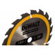 Пильный диск CONSTRUCT 184х16 мм, 18Т, ATB +20град DEWALT DT1938