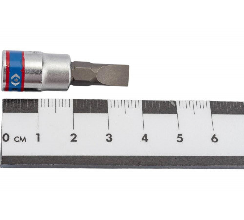 Головка-бита торцевая, 1/4", Slotted, 6,5х1,2 мм, L=37 мм KING TONY 203265 Головка-бита торцевая, 1/4", Slotted, 6,5х1,2 мм, L=37 мм KING TONY 203265
