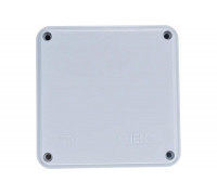 Распаечная коробка IEK открытой проводки, открытой проводки, 100x100x50, IP44, KM41233, 6 кабель вводов, ИЭК UKO11-100-100-050-K41-44