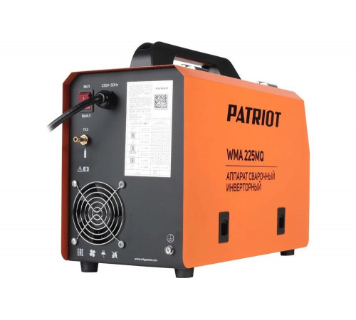 Сварочный аппарат PATRIOT WMA 225MQ 605301755 Сварочный аппарат PATRIOT WMA 225MQ 605301755