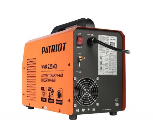 Сварочный аппарат PATRIOT WMA 225MQ 605301755 Сварочный аппарат PATRIOT WMA 225MQ 605301755
