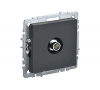 Оконечная розетка TV IEK Brite ртв11-0-брг графит BR-A10-O-K53
