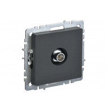 Оконечная розетка TV IEK Brite ртв11-0-брг графит BR-A10-O-K53