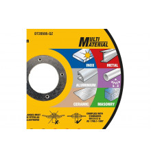 Отрезной диск Dewalt по мультиматериалу 125x1 мм, DT20595 DT20595-QZ