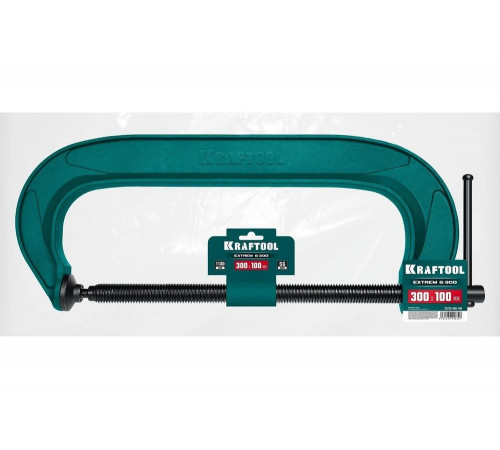 KRAFTOOL 300х100 мм, струбцина G-образная EXTREM G-300 32229-300-100 KRAFTOOL 300х100 мм, струбцина G-образная EXTREM G-300 32229-300-100