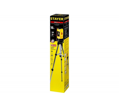 STAYER линейный лазерный нивелир SLL-1 34960-1 Professional STAYER линейный лазерный нивелир SLL-1 34960-1 Professional