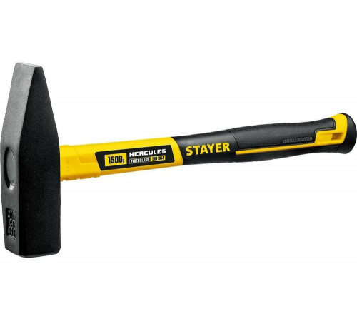 STAYER 1500 г, с фиберглассовой рукояткой, молоток слесарный HERCULES 20050-15_z02 STAYER 1500 г, с фиберглассовой рукояткой, молоток слесарный HERCULES 20050-15_z02