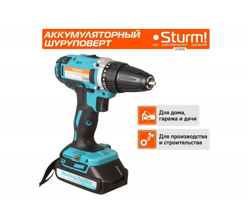 Аккумуляторная дрель Sturm CD3618 Аккумуляторная дрель Sturm CD3618
