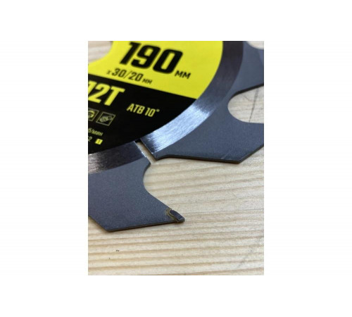 STAYER CONSTRUCT 190 x 30/20мм 12Т, диск пильный по дереву, технический рез