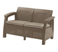 Диван Keter Corfu love seat капучино 258974
