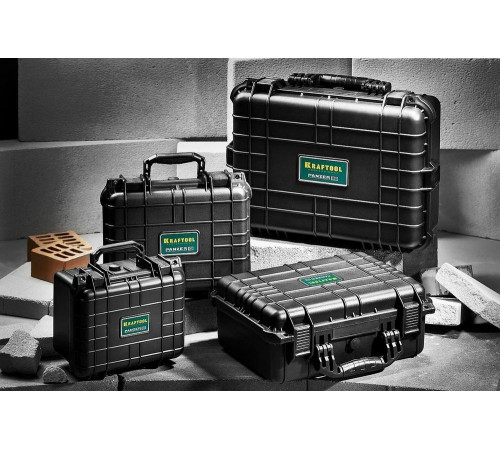 KRAFTOOL 510 х 400 х 188 мм (20"), пластиковый, ящик пылевлагозащищенный IP55 PANZER 38251-20