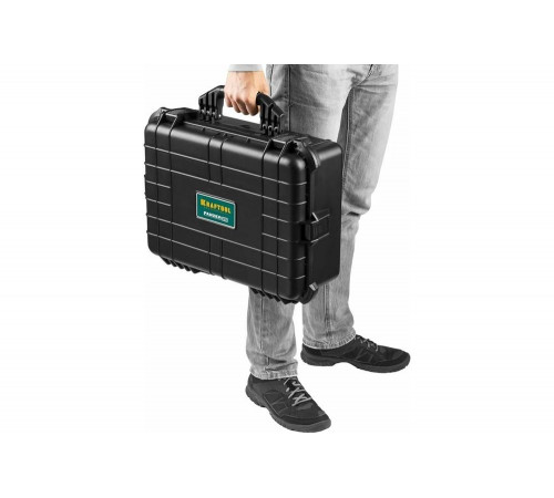 KRAFTOOL 510 х 400 х 188 мм (20"), пластиковый, ящик пылевлагозащищенный IP55 PANZER 38251-20