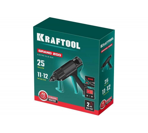 Электрический термоклеевой пистолет KRAFTOOL Grand 200 06839 Электрический термоклеевой пистолет KRAFTOOL Grand 200 06839