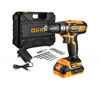 Аккумуляторная дрель-шуруповерт DEKO GCD20DU3 в кейсе, 20В, 22.0Ач 063-4145