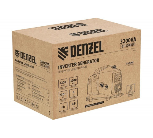 Генератор DENZEL GT-3200iSE Генератор DENZEL GT-3200iSE