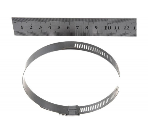 ЗУБР 2 шт., 105-127 мм, нерж. сталь, просечная лента 12,7 мм, хомуты 37815-105-127-2 Профессионал