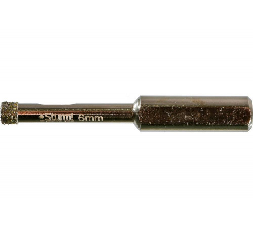 Коронка алмазная 6х65 мм Sturm 1055-10-0665 Коронка алмазная 6х65 мм Sturm 1055-10-0665