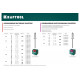 KRAFTOOL 6.4 х 18 мм, 250 шт., алюминиевые заклепки Alu (Al5052) 311701-64-18