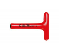 Ключ торцевой шестигранный Knipex с Т-образной рукояткой VDE, размер под ключ 10 мм, 200 мм KN-980410