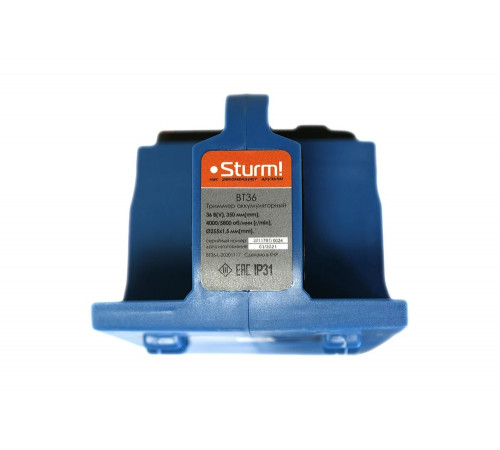 Аккумуляторный бесщеточный триммер Sturm 36 В,1BatterySystem BT36 Аккумуляторный бесщеточный триммер Sturm 36 В,1BatterySystem BT36