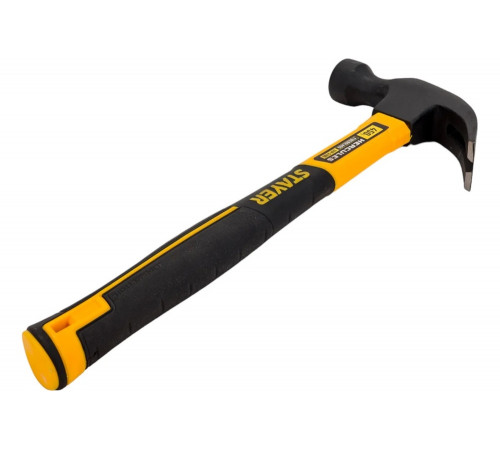 STAYER 450 г, молоток-гвоздодер с фиберглассовой рукояткой Hercules 2026-450_z02 Professional STAYER 450 г, молоток-гвоздодер с фиберглассовой рукояткой Hercules 2026-450_z02 Professional
