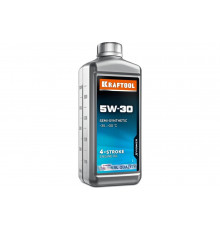 Зимнее полусинтетическое масло KRAFTOOL 5W-30 для 4-тактных двигателей 1 л 41511-1