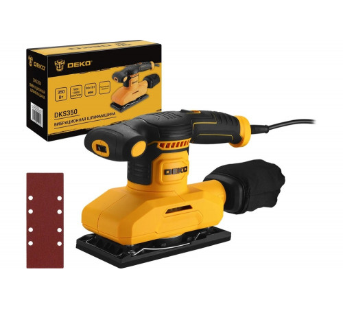 Вибрационная шлифмашина DEKO DKS350, с регулировкой оборотов 063-4339