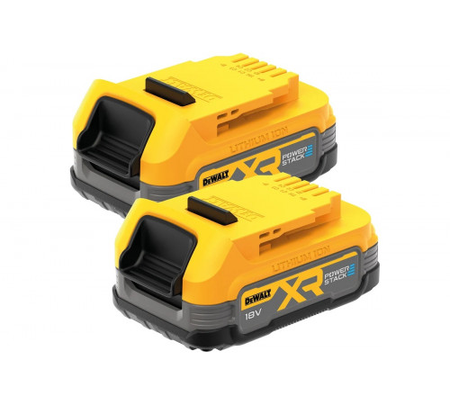 Аккумулятор Dewalt POWERSTACK, Li-Ion, 18 В, 1.7 Ач, 2 шт DCBP034E2