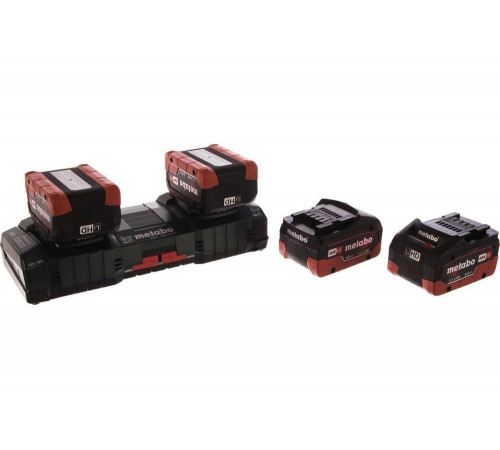Набор Basic-Set (4 аккумулятора LiHD, 18 В, 8,0 Ач+2 зарядных устройства ASC Ultra+Metaloc) Metabo 685135000 Набор Basic-Set (4 аккумулятора LiHD, 18 В, 8,0 Ач+2 зарядных устройства ASC Ultra+Metaloc) Metabo 685135000