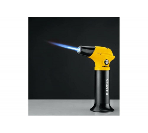 Автономная портативная газовая горелка STAYER ProTerm 35 с пьезоподжигом, 1300С 55522 Автономная портативная газовая горелка STAYER ProTerm 35 с пьезоподжигом, 1300С 55522