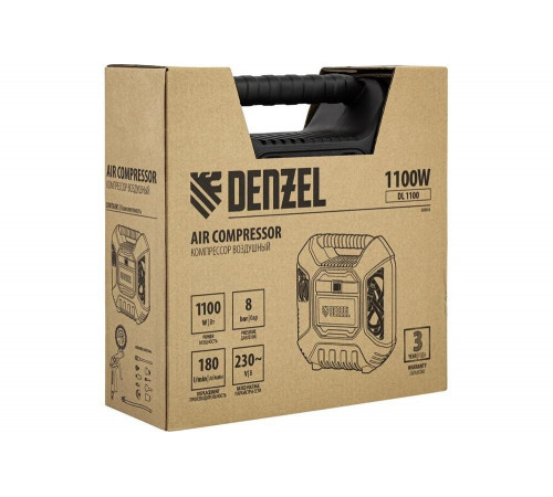 Denzel DL1100: мощный воздушный компрессор для профессионалов Denzel DL1100: мощный воздушный компрессор для профессионалов