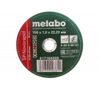 Круг отрезной по нержавеющей стали 150x1.0x22,23 мм Metabo SP-Novorapid RU 617164000