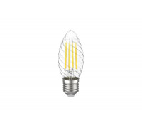 Лампа IEK серия 360 LED, CT35, свеча витая, 5вт, 230В, 4000К, E27 LLF-CT35-5-230-40-E27-CL