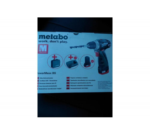 Дрель аккумуляторная METABO POWERMAXX BS x1 600079500 Дрель аккумуляторная METABO POWERMAXX BS x1 600079500