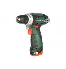 Аккумуляторная дрель Metabo PowerMaxx BS 12 В, 1х2.0, патрон, сумка 600079500