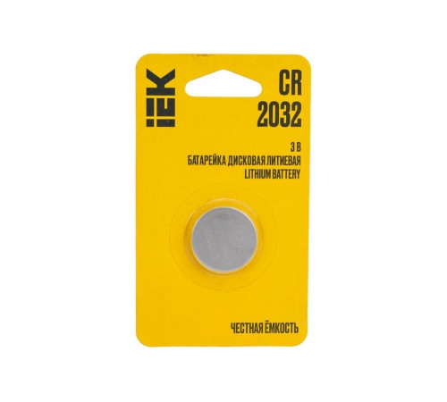 Дисковая литиевая батарейка IEK cr2032 ABT-CR2032-OP-L01 Дисковая литиевая батарейка IEK cr2032 ABT-CR2032-OP-L01