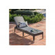 Шезлонг KETER Jaipur Sun lounger, with cushion графит 238416