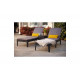 Шезлонг KETER Jaipur Sun lounger, with cushion графит 238416