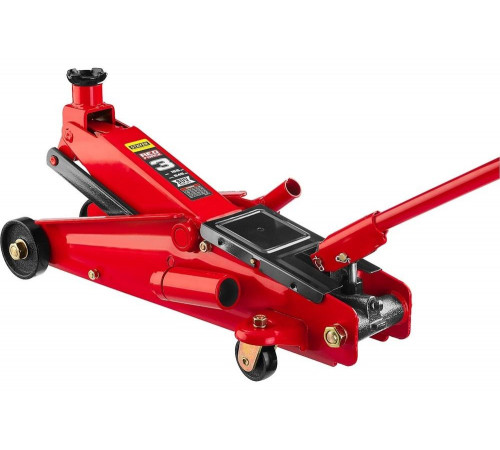 STAYER 3т, 155-545 мм, домкрат гидравлический подкатной RED FORCE 43157-3 STAYER 3т, 155-545 мм, домкрат гидравлический подкатной RED FORCE 43157-3