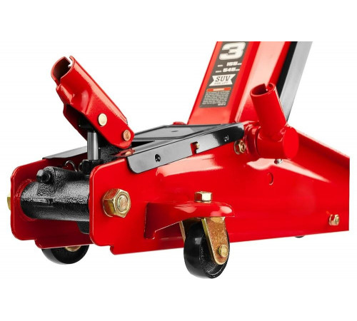 STAYER 3т, 155-545 мм, домкрат гидравлический подкатной RED FORCE 43157-3 STAYER 3т, 155-545 мм, домкрат гидравлический подкатной RED FORCE 43157-3
