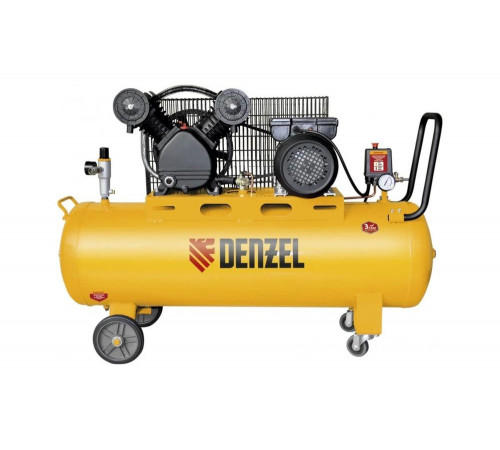 Масляный ременной компрессор DENZEL DRV2200/100 10 бар 440 л/м 2,2 кВт 58088