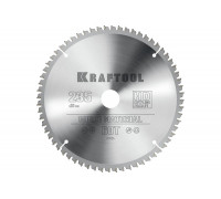 Диск пильный по алюминию KRAFTOOL Multi material 235x30 мм, 64Т 36953-235-30