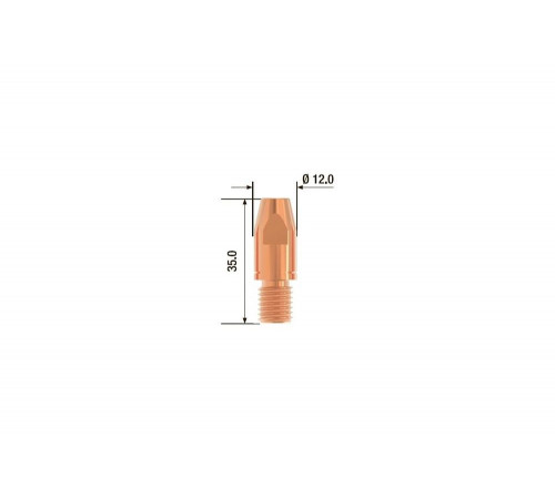 Наконечник контактный CuCrZr (10 шт; M10; 35 мм; 1.2 мм) FUBAG FB.CTM10.35-12 Наконечник контактный CuCrZr (10 шт; M10; 35 мм; 1.2 мм) FUBAG FB.CTM10.35-12