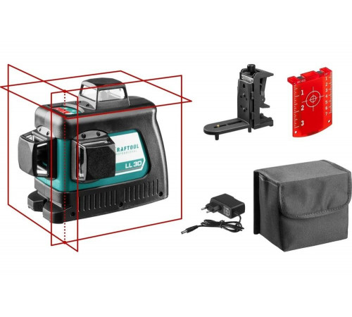 KRAFTOOL линейный лазерный нивелир с держателем LL3D 2 34640-2 Professional KRAFTOOL линейный лазерный нивелир с держателем LL3D 2 34640-2 Professional